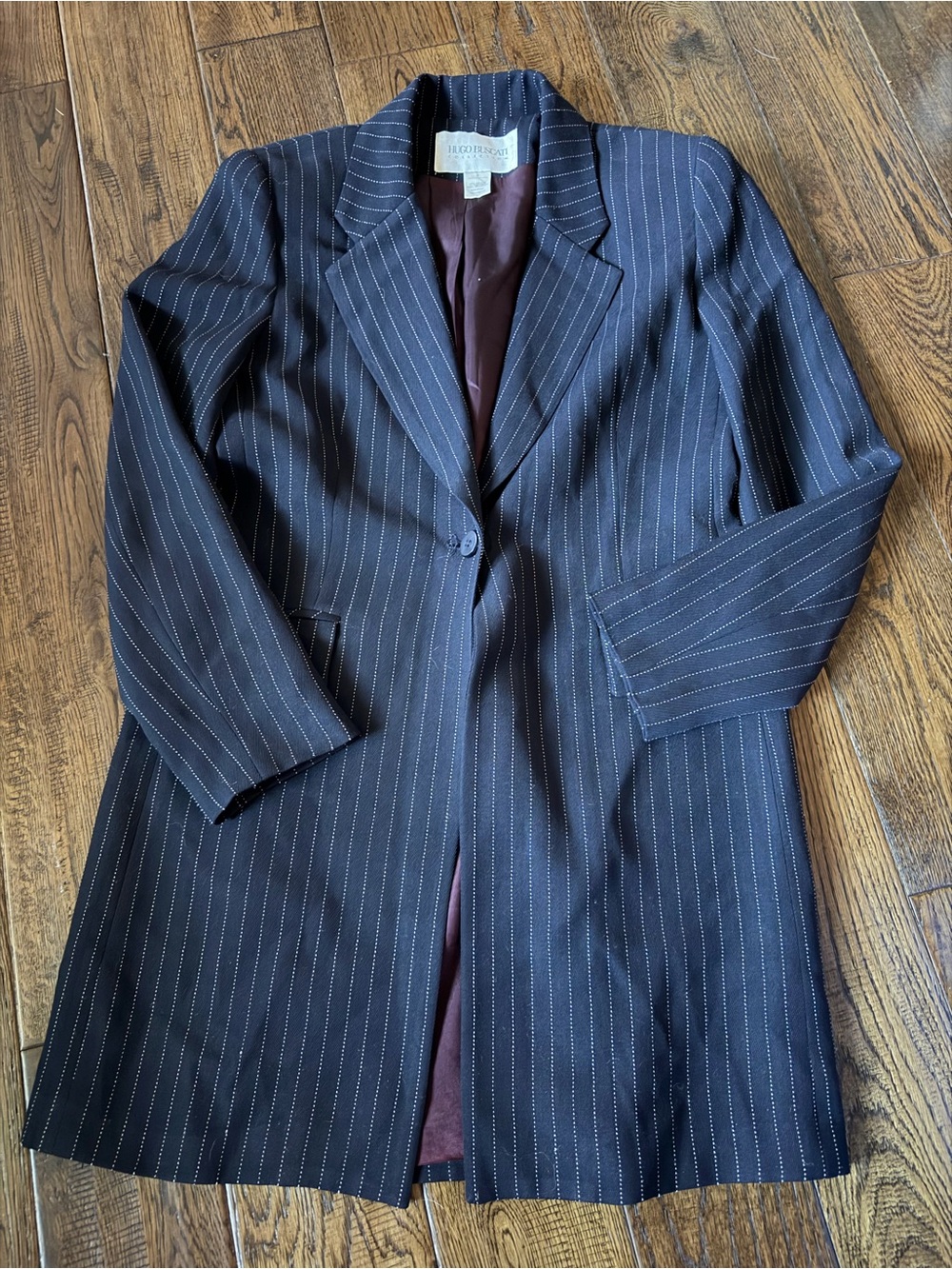 HUGO BUSCARI TAILORED SINGLE BUTTON Women’s Blazer Size 8